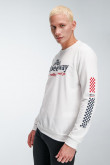 Buzo cuello redondo estampado