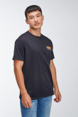 Camiseta manga corta con estampado.