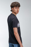 Camiseta manga corta estampada frente