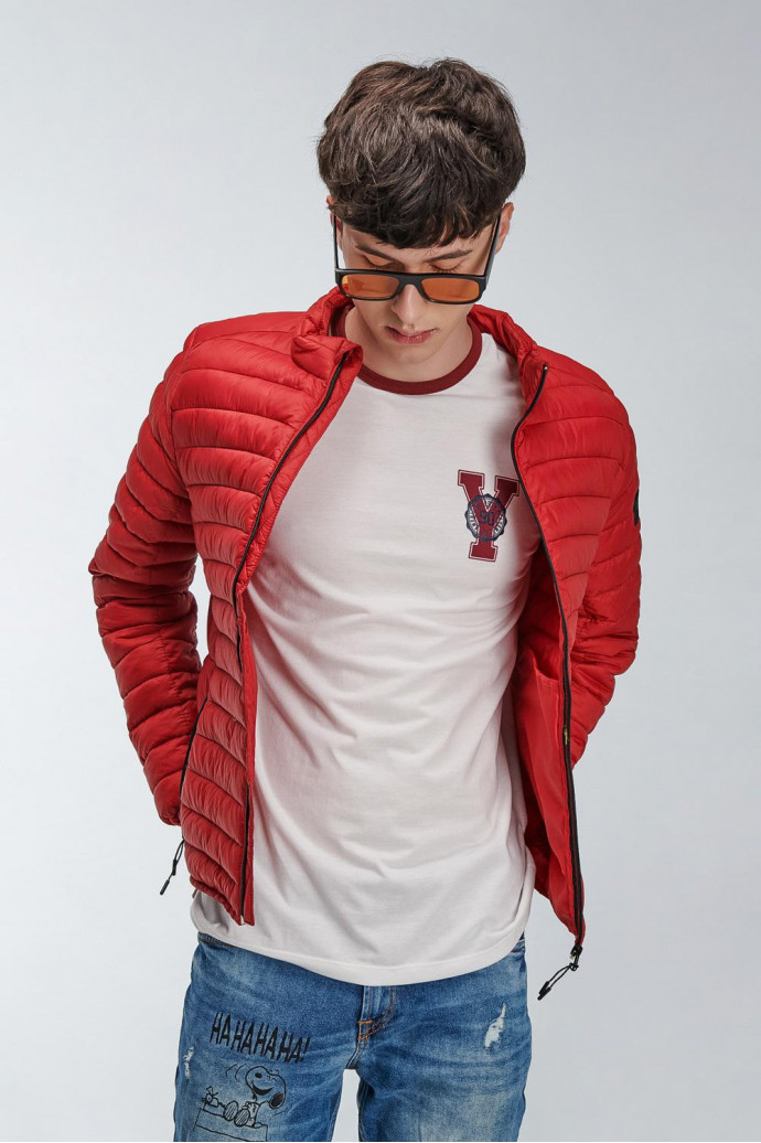 Camiseta manga corta estampada