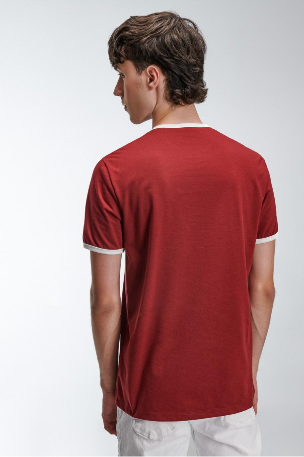 Camiseta manga corta estampada