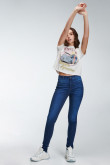 Jean Jegging tiro alto