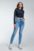 Jean jegging super alto