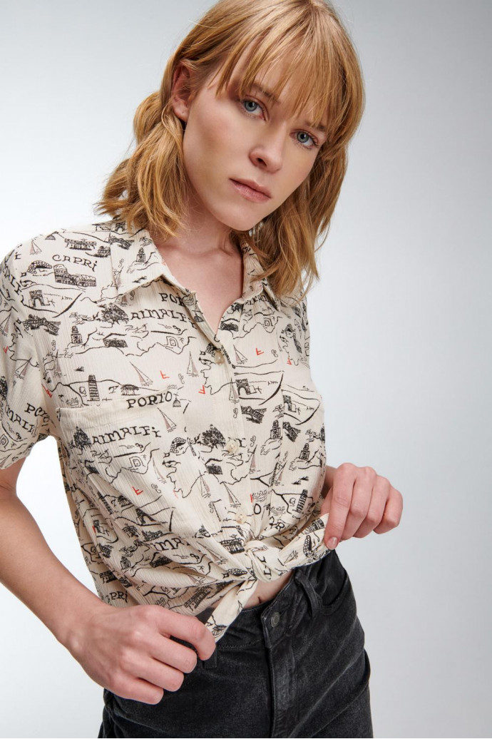 BLUSA ESTAMPADA