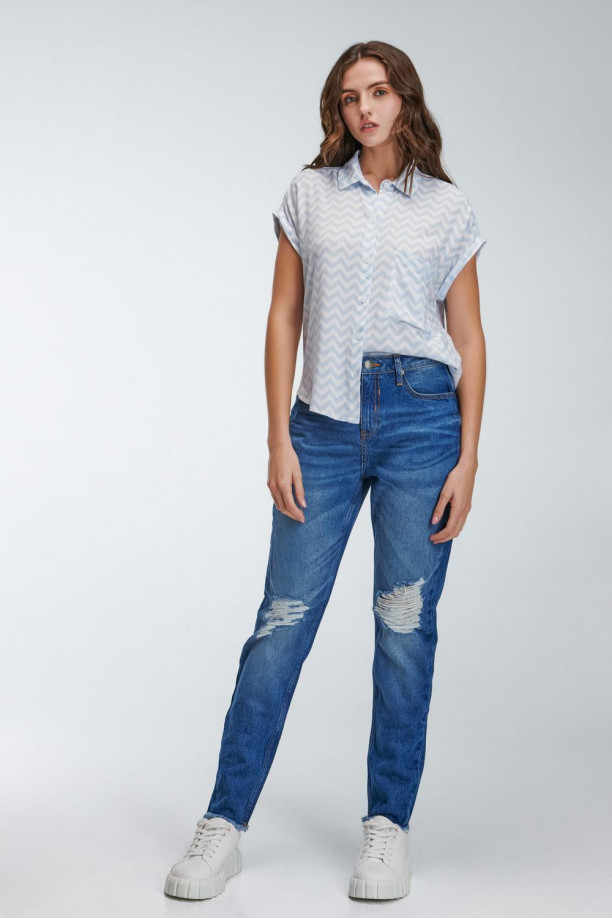 BLUSA ESTAMPADA