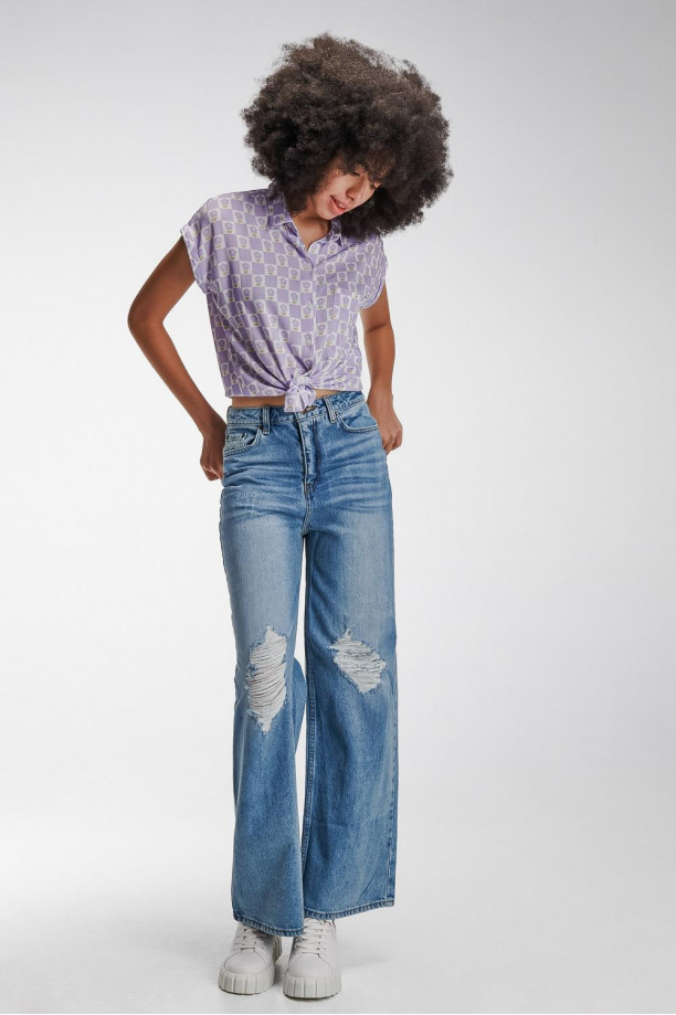 BLUSA ESTAMPADA