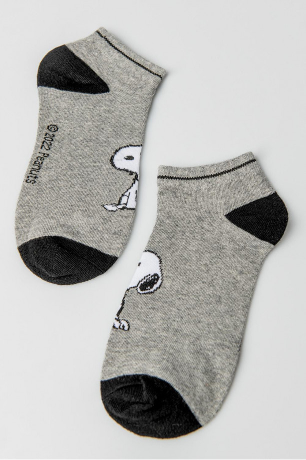 Medias cortas con motivo Snoopy