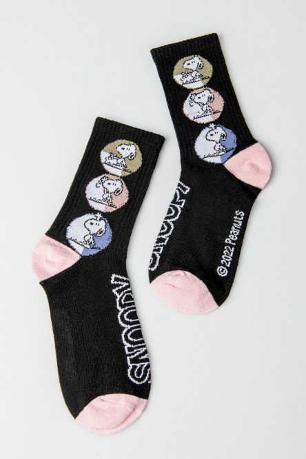 Medias largas con motivo Snoopy