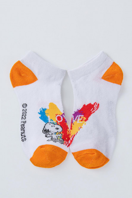 Medias cortas con motivo Snoopy