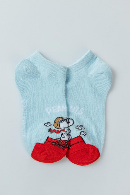 Medias cortas con motivo Snoopy