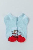 Medias cortas con motivo Snoopy
