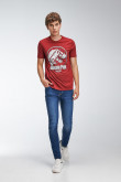 Camiseta manga corta estampada de Jurassic Park