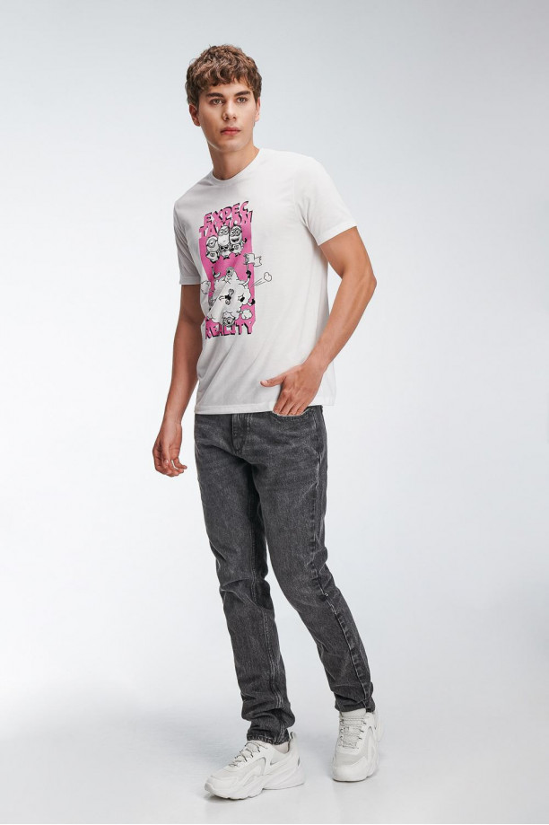 Camiseta manga corta estampada de Minions