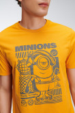 Camiseta manga corta estampada de Minions