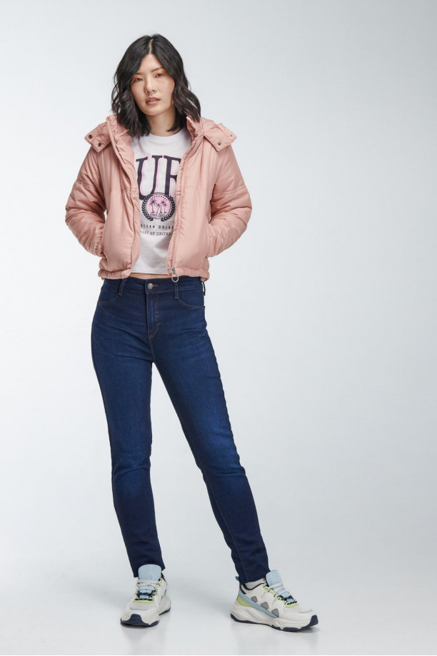 Chaqueta acolchada con capota