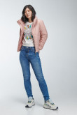 Chaqueta acolchada cuello alto