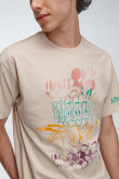 Camiseta, estampado de Mickey, Donald, Pluto y Goofy