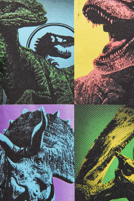 Camiseta manga corta estampada de Jurassic Park