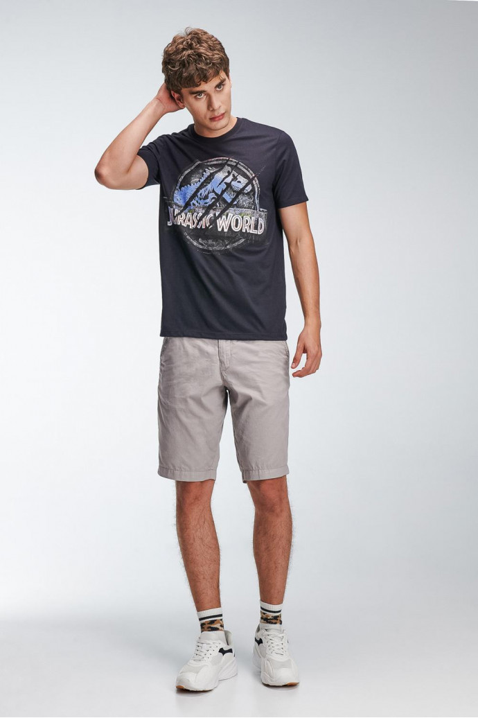 Camiseta manga corta estampada de Jurassic Park