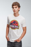Camiseta manga corta estampada de Jurassic Park