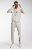 Jogger con bolsillos, estampado
