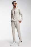 Jogger con bolsillos, estampado