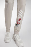 Jogger con bolsillos, estampado