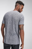 Camiseta masculina  con pechera y manga corta