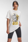Camiseta manga corta, estampado de STARWARS.