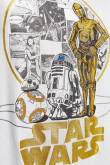 Camiseta manga corta, estampado de STARWARS.