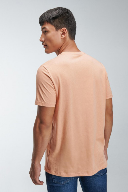 Camiseta básica manga corta estampada