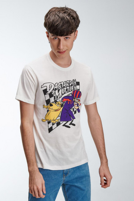 Camiseta manga corta estampado de Wacky Races