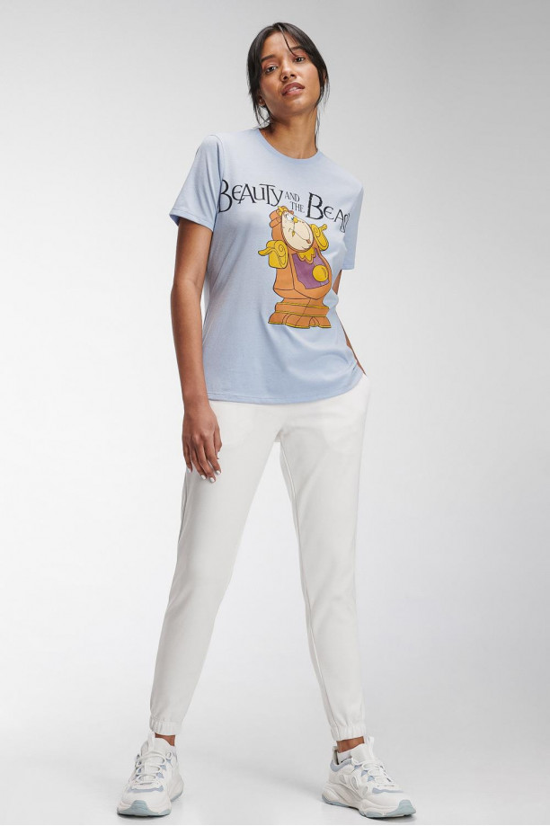 Pantalon jogger para mujer, unicolor, con bolsillos en costado.