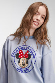 Buzo cuello redondo con estampado de Minnie