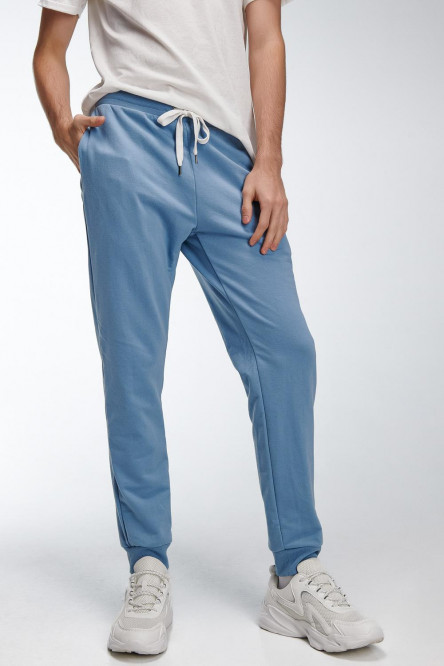 Jogger con bolsillos, unicolor