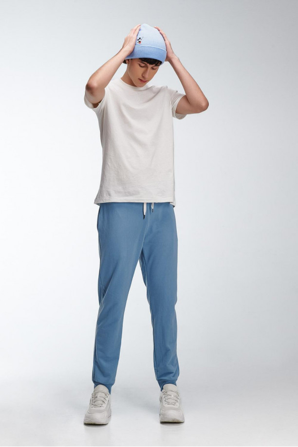 Jogger con bolsillos, unicolor