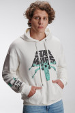 Buzo con capota, estampado de STARWARS.