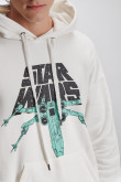 Buzo con capota, estampado de STARWARS.