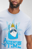 Camiseta, con estampado en frente, de Ice King, Hora de Aventura.