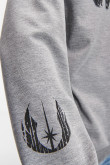 Buzo cuello redondo, estampado de STARWARS.