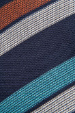 Suéter cuello redondo con rayas