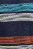 Suéter cuello redondo con rayas