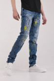 Jean Skinny estampado manchas