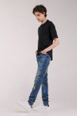 Jean Skinny estampado manchas