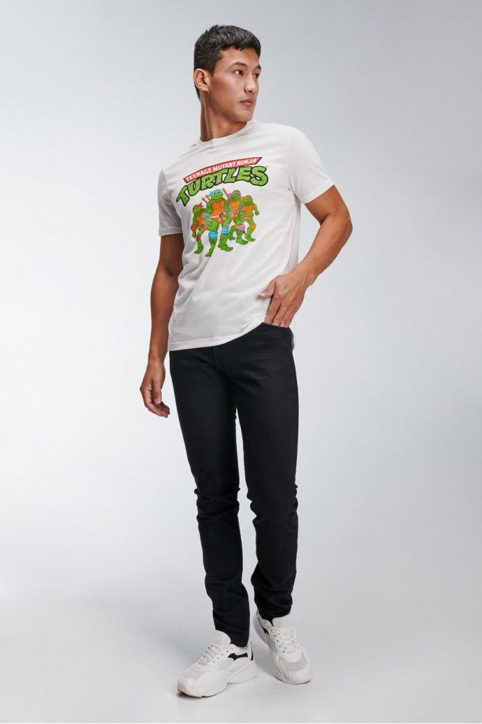 Camiseta manga corta estampado de Tortugas Ninja