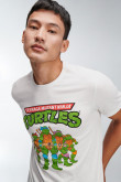 Camiseta manga corta estampado de Tortugas Ninja
