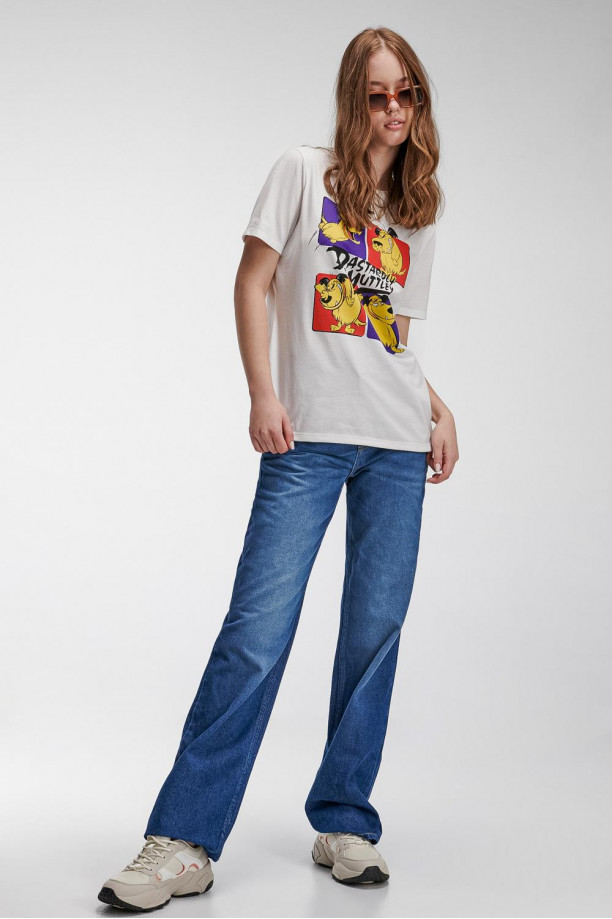 Camiseta, con estampado en frente, de Wacky Races.