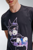 Camiseta, con estampado en frente, de Rick & Morty
