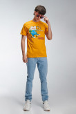 Camiseta, con estampado en frente, de Hora de Aventura.