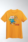Camiseta, con estampado en frente, de Hora de Aventura.